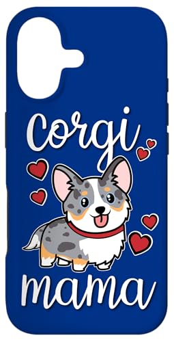 Funny Kawaii Mama Mom Cardigan Blue Merle Corgi Lover �X�}�z�P�[�X iPhone 17 �p
