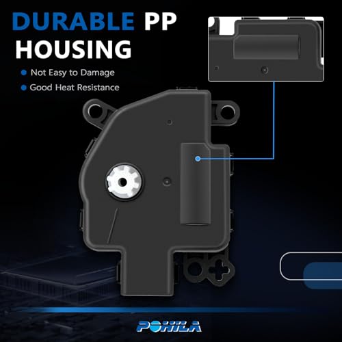 POHILA 604-029 HVAC Blend Door Actuator Compatible with Chrysler 200/Sebring, Dodge Journey/Avenger/Durango Replaces 68018109AA
