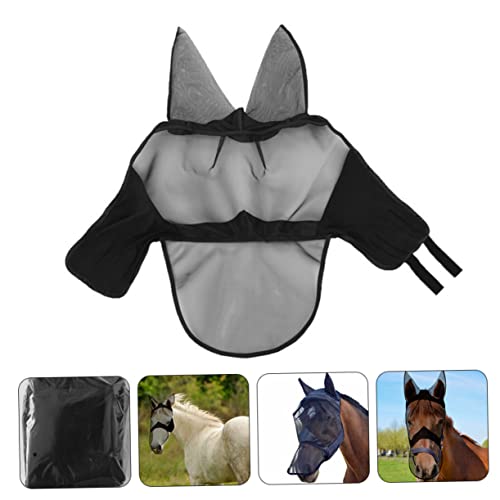 NUSITOU Máscara De Cavalo De Estimação Máscara De Cavalo Máscara Facial UV Respirável Máscara Facial