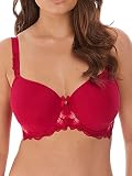 Fantasie Women's Leona Underwire Spacer T-Shirt Bra, Red, 32E