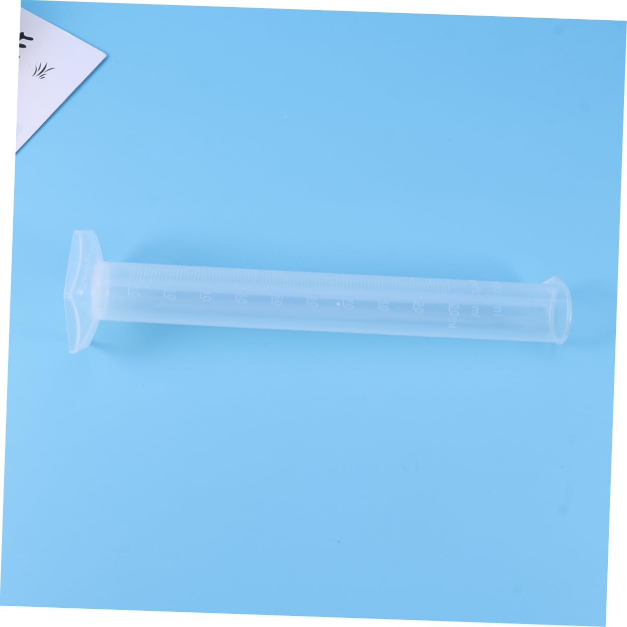 2pcs Plastic Graduated Cylinders Base Measuring Container Non-wetting Surface for Lab Use