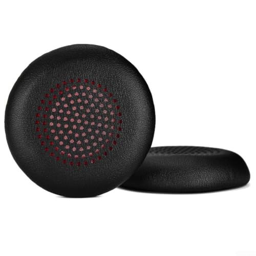 Image of Replacement Ear Pads for Plantronics BT600 Headset, Soft PU and Nylon Ear Cushions Cover, Noise Isolating Headphone Pads with Easy Install, Black Color, 2 Pack(football net goods)