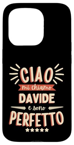 Davide Idea Regalo Personalizzata Nome Divertente �X�}�z�P�[�X iPhone 15 Pro �p