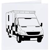 Azeeda 'Notfallambulanz' Leere Grußkarte (GC00080511)