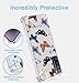 RRXSYXL for Huawei NOVA 7 Phone Case with Clear Floral and Butterflies Pattern,Shockproof Protection Soft TPU Case for Huawei NOVA 7 (Colorful Butterflies)