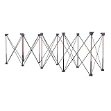 Eminchu Cavalletto da Lavoro Pieghevole, Banco da Lavoro Portatile 240x65x77 Cm Base Tavolo da Pieghevole 1000 Kg Capacità di Peso 10 Pilastri di Supporto in Acciaio Al Manganese,