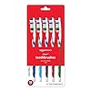Amazon Basics Clean Plus Soft Bristle Toothbrushes with Angled End-Tuft, Cheek and Tongue Cleaner, Full Size, 10 Count, 1 Pack (Previously Solimo)