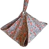 Générique Sac à tartes Gris et Fleurs Blanches et Roses orangées