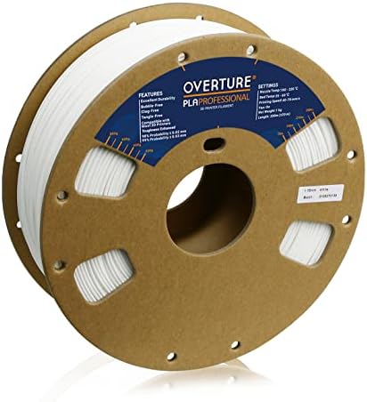 OVERTURE PLA Filament 1.75mm,PLA Matte,Matte PLA Filament 1.75mm,1kg Spool (2.2lbs),Dimensional Accuracy +/-0.03mm, Fit Most FDM Printer(Chocolate)