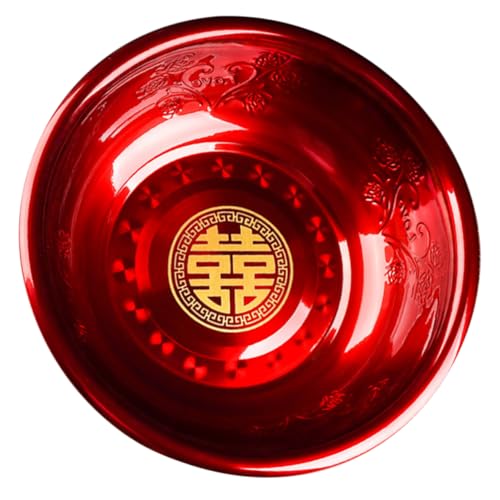 Angoily Chinese Style Metal Washbasin for Weddings Elegant Traditional Hand Basin Portable Water Basin for Face and Foot Washing Present for and Friends Durable Design with