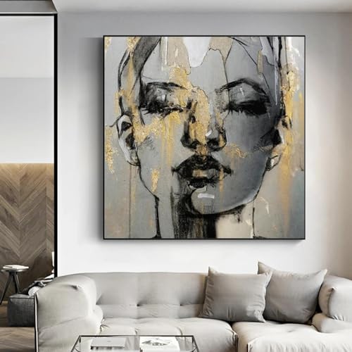 Affiches et impressions dorées pour décoration murale salon moderne