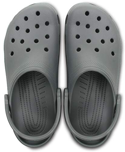 Crocs Classic Tamanco, Unissex Adultos, Cinza (Slate Grey), 37