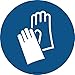 Produktbild Signalaufkleber für den Boden"Handschuhe tragen" CEP 7010-094