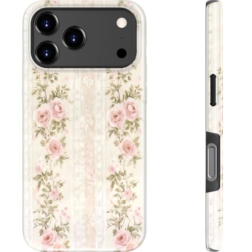 Coque iPhone 17 Pro DEENAKIN en silicone rose pastel avec protection double couche sans fil
