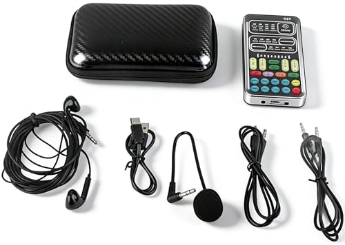 I9 Pocket Voice Changer[2022], Portable Mini Sound Card Multifunction Recording Equipment Set, or Computers, Phones, Tablets and Gaming Anchor(English Version)
