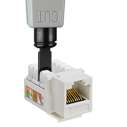 Professional Impact 110 Ethernet Punch Down Tool With Enlarged Blade Storage For 110/66 Blades, Impact Terminal Insertion Tools For Cat5/6, Cat5E/6E Network Cables #TOP5