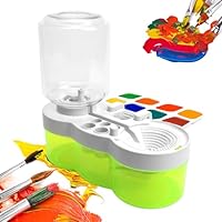 KXVXXV Pinselreiniger Bürstenspüler Pinselreinigungsstation Brush Rinser Wasserkreislaufspüler Make up Pinselreiniger Künstlerbedarf Bürstenspüler für Wasserfarben Pinsel