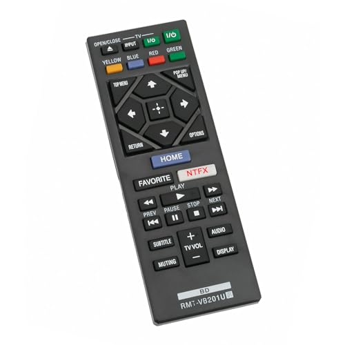 Image of New RMT-VB201U RMTVB201U Replacement Remote Control fit for Sony Bluray Blu-Ray Blu Ray BD Disc DVD Player BDP-S6700 UBP-X700 BDP-BX370 BDP-S1700 BDP-S3700 BDPBX370 BDPS1700 BDPS3700 BDPS6700 UBPX700