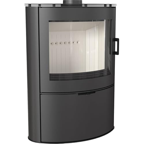 Kratki Kaminofen aus Stahl AB Ø 150 10 kW Türfeder