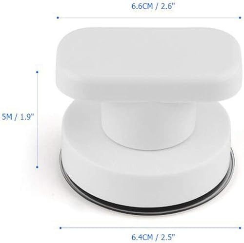 Miniatura 2 de Mango de vidrio, manija de ventosa para baño, gabinete, puertas correderas de terraza, riel de ducha. Sin perforación de agujeros