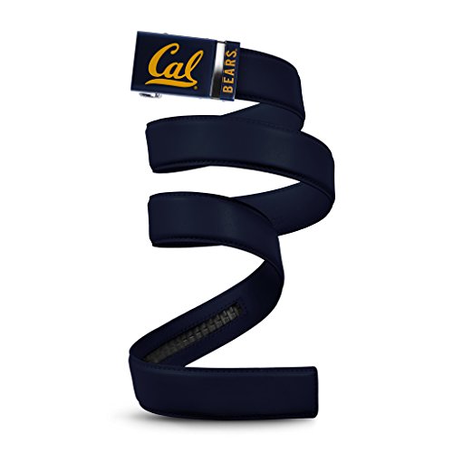 Mission Belt NCAA California Golden Bears, Deep Blue Leather, Custom (up to 56)