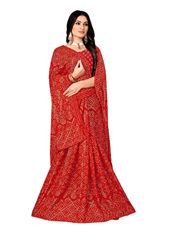 Sari indien traditionnel de mariée rouge et or pour union népalaise