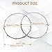 Lug Batter Hoop, 2Pcs 14in Alloy Snare Drum Hoop Set for Drummers, 10 Hole for Performance Travel