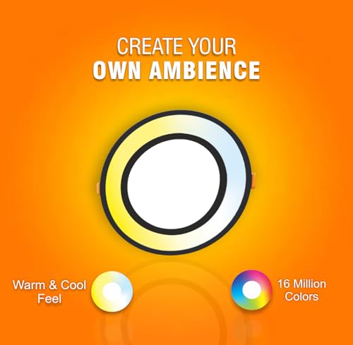 Image of EcoEarth Neo Bluetooth Smart Profile Led Panel | 10 Watt (Round, 4)