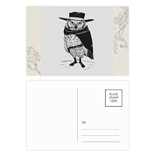 Cartes postales merci avec oiseaux et fleurs pour accompagner vos cadeaux attentionnés