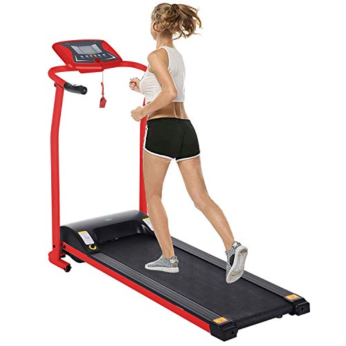 Folding Treadmill Electric Motorized Power Walking Jogging Running Exercise Fitness Machine Trainer Equipment for Home Gym Office Space Saver Easy Assembly Folding Treadmill Electric Motorized Power Walking Jogging Running Exercise Fitness Machine Trainer Equipment for Home Gym Office Space Saver Easy Assembly