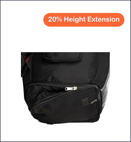 Image of Premium 130L (Extra Large - XXL) Delivery Bag for Logistics & Courier | 27-Inch Waterproof Backpack for Bike & Scooter | Heavy Duty Ecommerce & Grocery Bag with Rain Cover (Black)