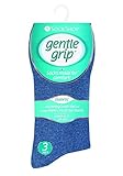 Gentle Grip - Mens 6 pairs of Diabetic Sock with Honey Comb Top and Hand linked Toe Seams - 6-11 UK 39-45 Eur, Blue, 6-11 UK 39-45 eur - Image 2