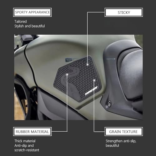 Pad réservoir Tracer 9 évite rayures et glissements moto - 6