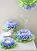 Girls Party Decorations - Set of 7 Purple Tissue Paper Flowers
