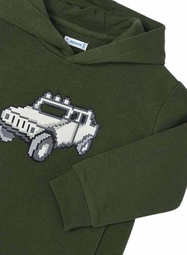 Mayoral Printed Pullover for Boys Moss4