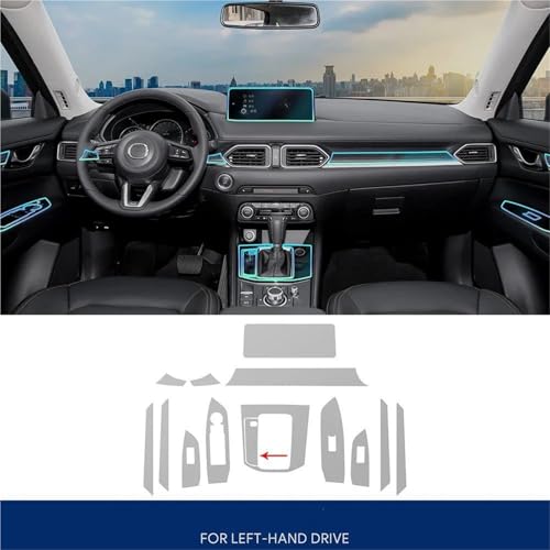 Protection navigation Mazda CX CX-5 en TPU haute résistance durable