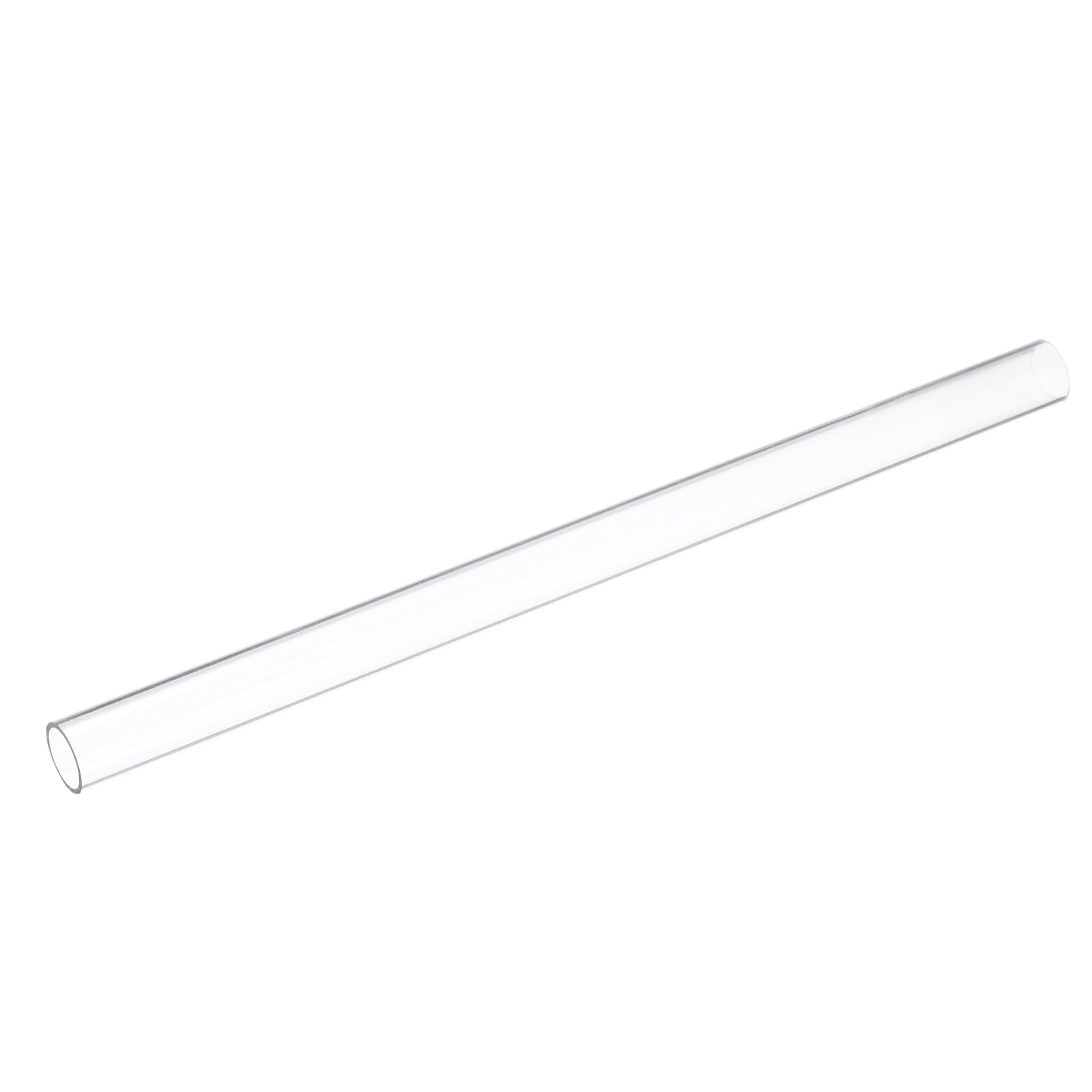 uxcell Clear Rigid Tubing 5/8 Inch(16mm) ID x 3/4 Inch(19mm) OD x 1Ft(305mm) Length Round Plastic Polycarbonate Tube