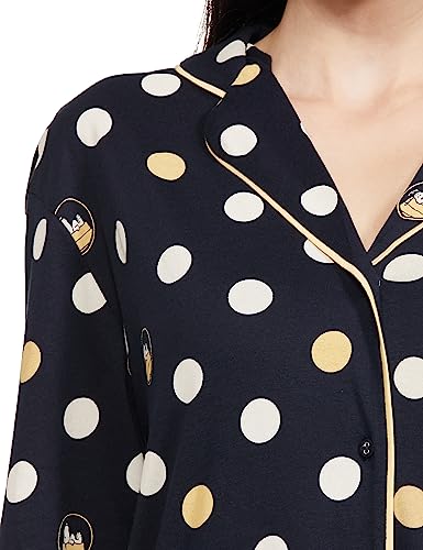 Image of Marks & Spencer Pure Cotton Snoopy Short Nightshirt