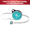 SINGER 50003 ProSeries Retractable Tape Measure, 98-Inch, Teal