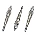 Coimoviol OE Number# 16851-65510 16851-65512 Glow Plug 3PCS Fits For Kubota D722 D902 D905 D1005 D1105 V1505 V1305, Tractor B1700D B1700E ZD326 ZD331, Mower BX1800D BX1830D, 168516551