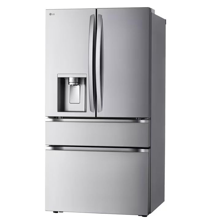 LG Smart 4-Door French Door Refrigerator With Full-Convert Drawer - Counter-Depth Max 24.5 Cu. Ft. Stainless Steel on Fridge.com - View 6