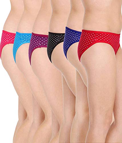 Image of Fashion Comfortz Women's Cotton Blend Classic Regular Solid Briefs