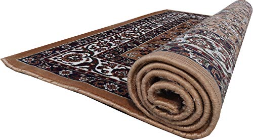 Image of Living Room & Drawindhary Rectangular Carpet Home Decore 5X7 Feet Acrylic Carpet For Your G Room Aywhere In Your Home (150X210 Coffee Colour)- 5X7 Feet