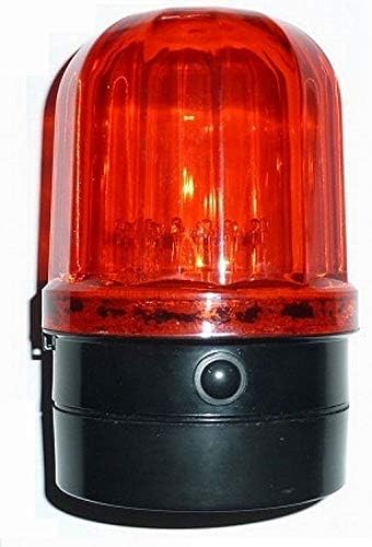 Diskpro, 6" High 12 Red LED Beacon Flashing Light, Magnetic Mount base, 2 D-size batteries required. Recommended for Indoor Alert light or party novelty use.