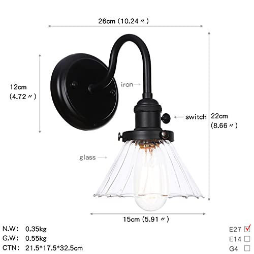 Luces de pared con interruptor manual para evitar obras en casa 2