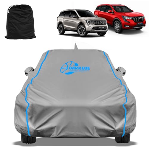 Image of Xuv 700 & Xuv 7XO Car Cover Waterproof with Free Bag and All Weather for Car Cover,100% Waterproof Outdoor Car Covers Rain Snow UV Dust Protection. Custom Fit, Grey