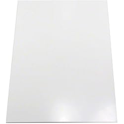Paneles Imantados Para Azulejos Ferroflex® A4 Lámina Ferrosa Flexible - 3m™ Autoadhesivo Y Superficie De Toallita Seca Blanca Brillante (1 Hoja)
