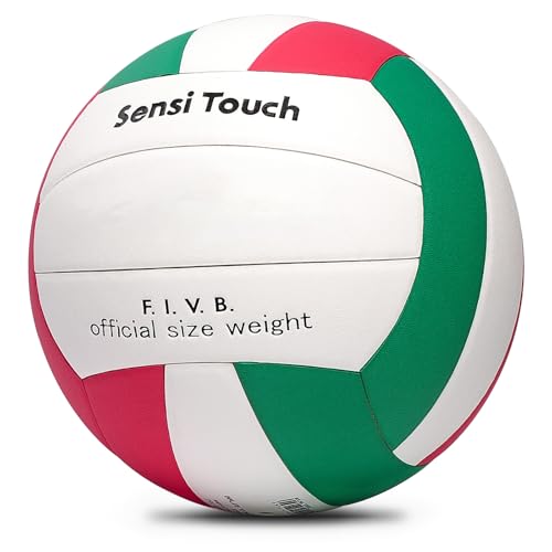 Image of Soft Rubber Lightweight Volleyball for Indoor Training Game Competition, Gym, Outdoor Beach Play, Gift for Kids,Fit for Beginner, Teenager, Adult, 1pcs