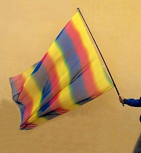Magic tricks rainbow silk production grand foulard bande de soie 1,6m