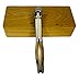 Laguiole En Aubrac Sommelier Waiter's Corkscrew, Olivewood Handle, Wine Opener With Foil Cutter & Bottle Opener, Brushed Bolster
